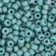 Miyuki seed beads 6/0 - Opaque glazed frosted rainbow peacock blue 6-4702